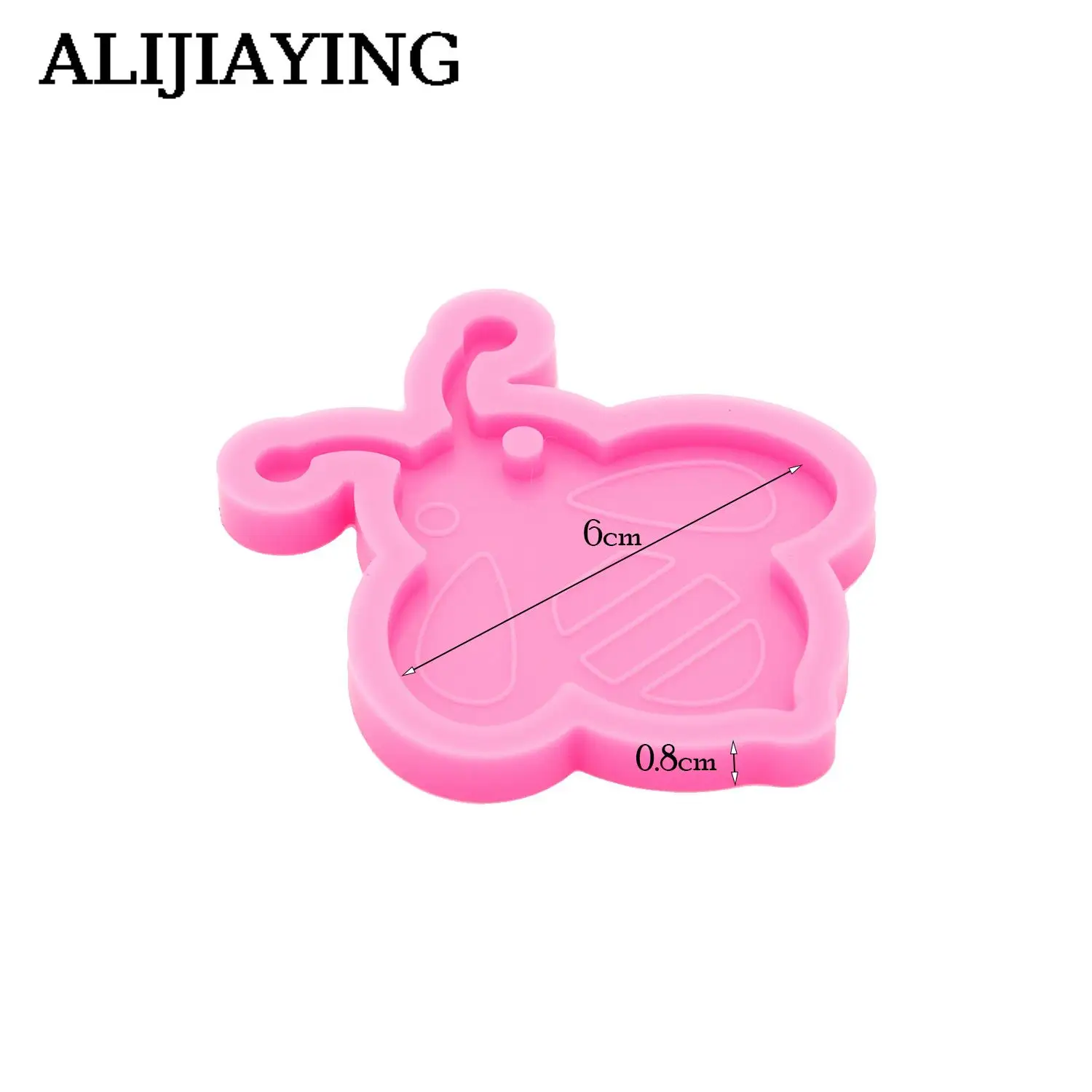 DY0673 Super Glossy Resin Bee Keychain Mold LADYBUG Epoxy Craft Molds DIY for Resin Crafting Mould, Fondant Chocolate Cake Molds