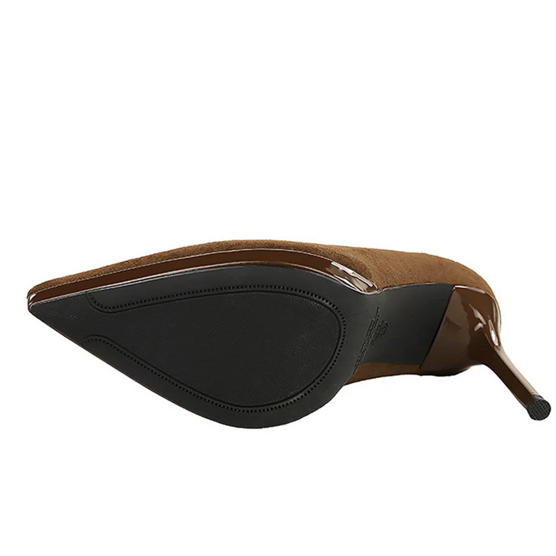 أحذية BIGTREE المتطرفة للربيع بمقدمة مدببة أحذية نسائية أنيقة بكعب رفيع أحذية أنيقة لحفلات الزفاف للسيدات Zapatillas De Mujer #6