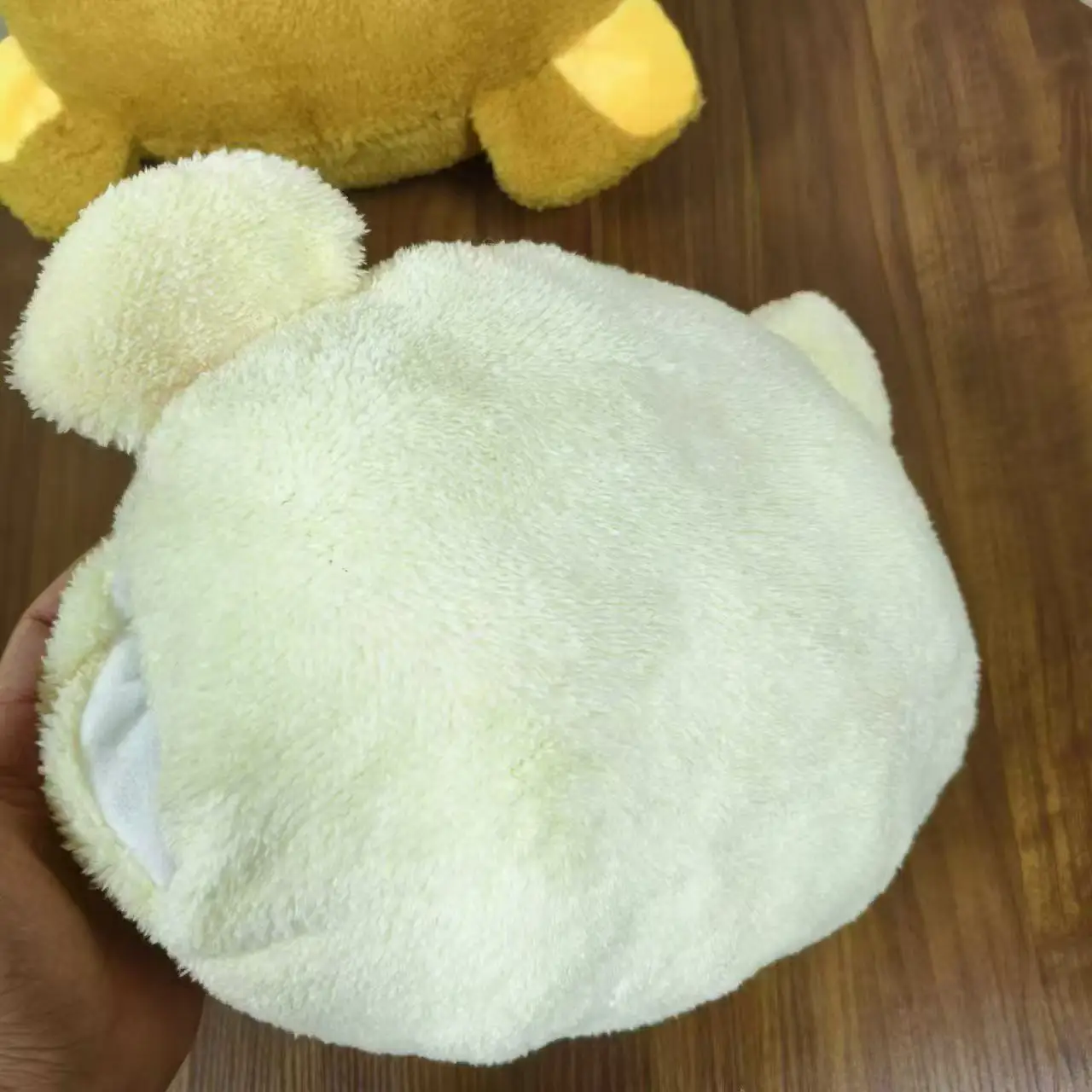 Cute Rilakkuma Plush Warm Hand Pillow Cartoon Bear Peluche Stuffed Toy kawaii room decor Soft Cushion Birthday Gift for kids
