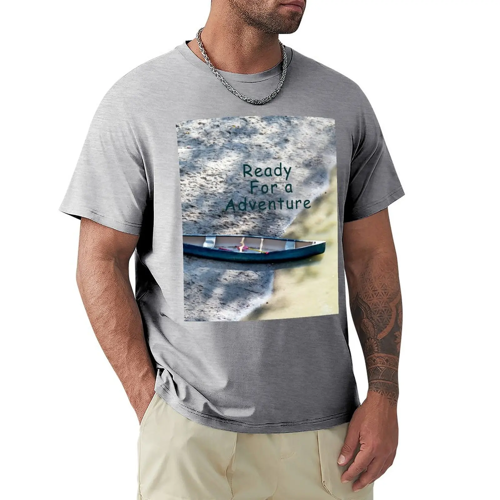 Ready for an adventure T-Shirt for a boy plus size tops customs new edition men t shirts