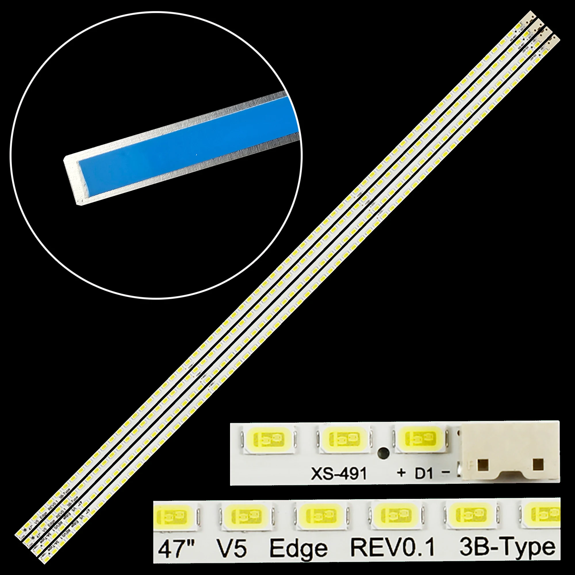 Kit de tira de LED 1/5/10 para 47LE4600 47LE5500 47LE5300 47LX6500 47LE5900 LC470EUH SC A1 47LE5300-CA 47LE5400 47E70RG LE47A300N