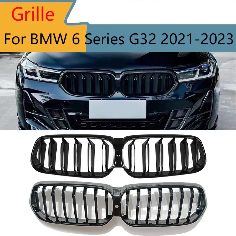 

Для BMW 6 серии G32 6GT Gran Turismo 2021-2023 решетка для почек, авто гриль, ярко-черный автомобильный Стайлинг, аксессуары, детали
