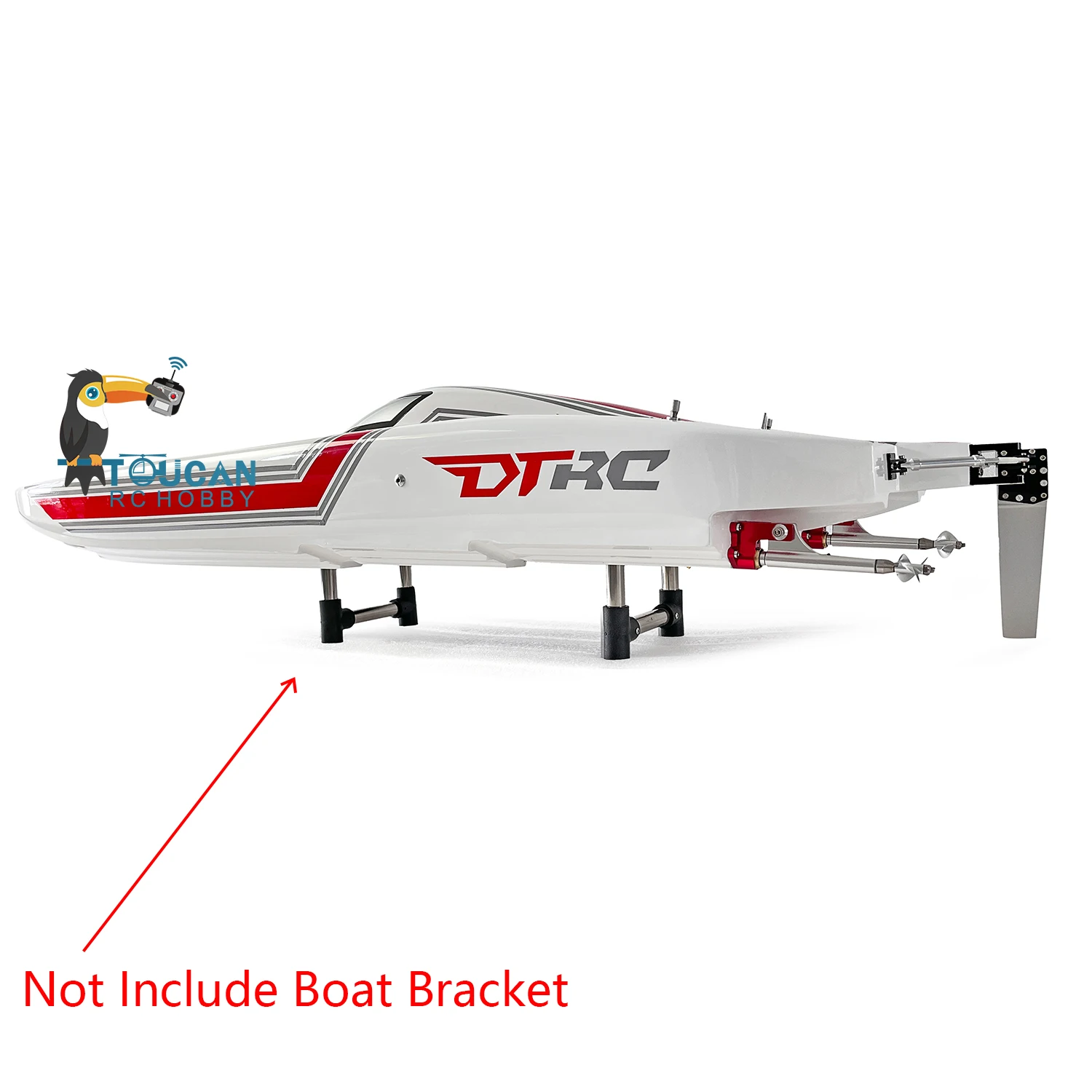 

DTRC Toucanhobby E51 Electric PNP RC Racing Boat MadeWith Kevlar Dual Motor Servo ESC W/O Battery