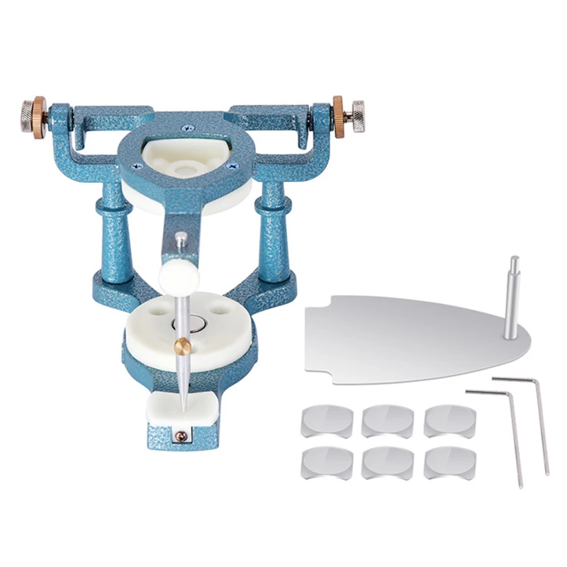 Lab Magnetic Articulator Large Size Full Mouth Adjustable Denture Model Anatomic Bite Frame Tool