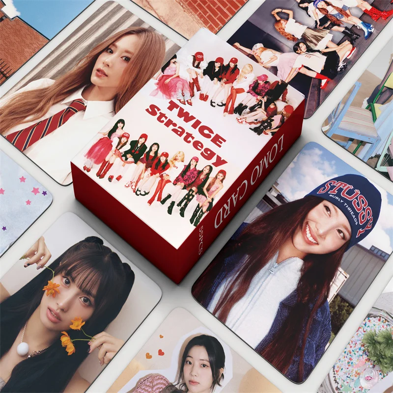 55Pcs/Set Idol New Album Strategy Lomo Cards Jihyo Momo NaYeon Photocards Mina Sana Dahyun Tzuyu Chaeyoung JungYeon Fans Gift