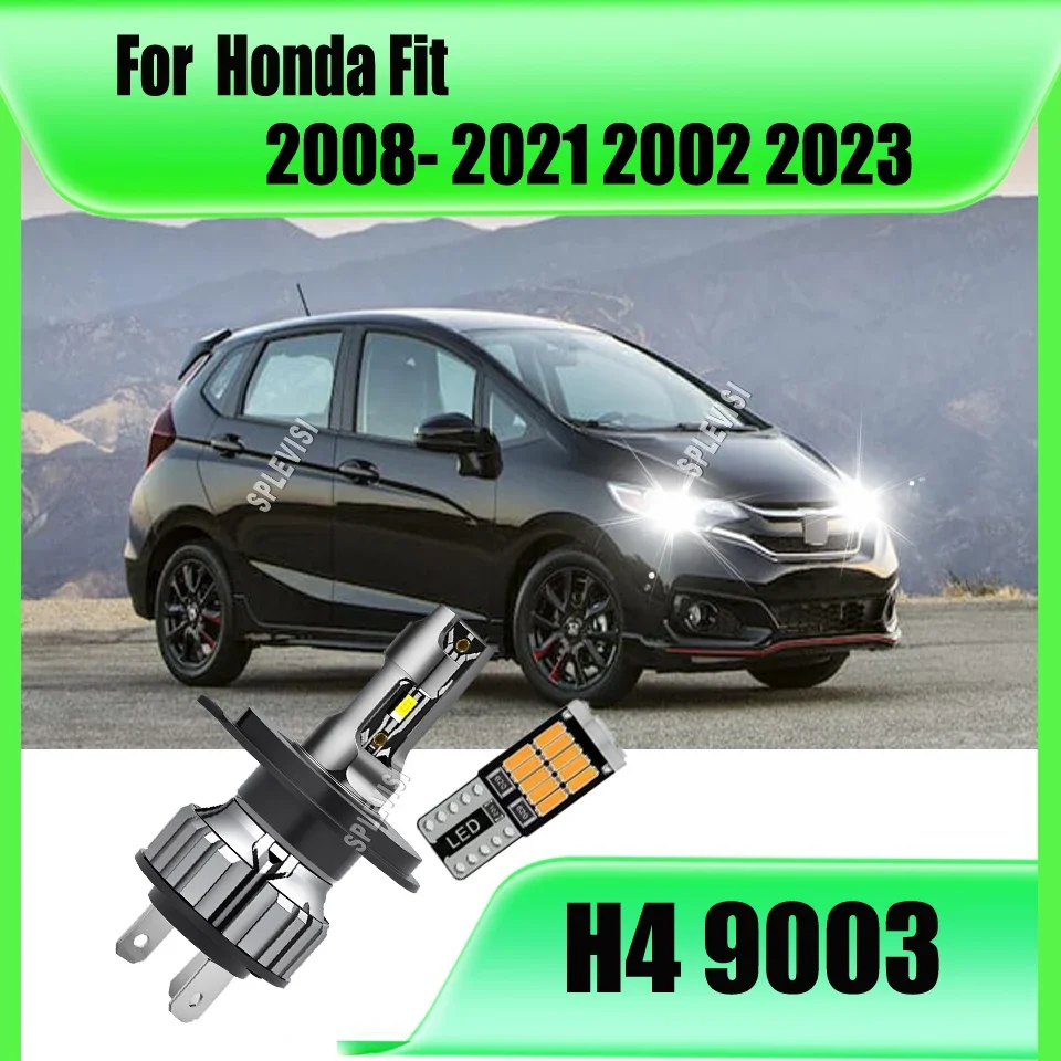H4 9003 LED Auto Headlight Super Cooling, Long Lifespan For Honda Fit 2008 2009 2010 2011 2012 2013 2014 2015 2016 2017-2023
