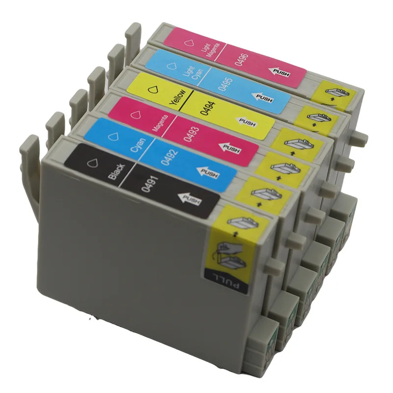 

Для принтера Epson T0491 T0492 T0493 T0494 для принтера Epson STYLUS Photo R210 R230 RX510 R310 R210 RX630 R230 R350 550