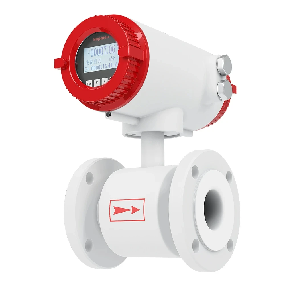 

RS485 Volume Or Mass Flow Low Conductivity Slurry Electromagnetic Flow Meter