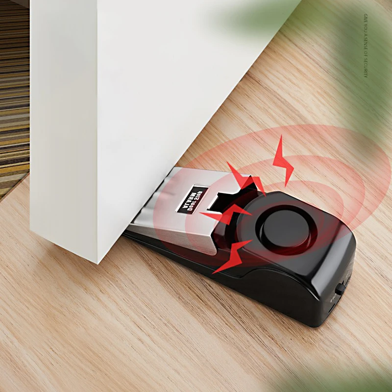 Door Stop Alarm 1/2pcs 120DB Mini Security Window Alarm Family Security Protection Gadgets Movement  Window Stopper