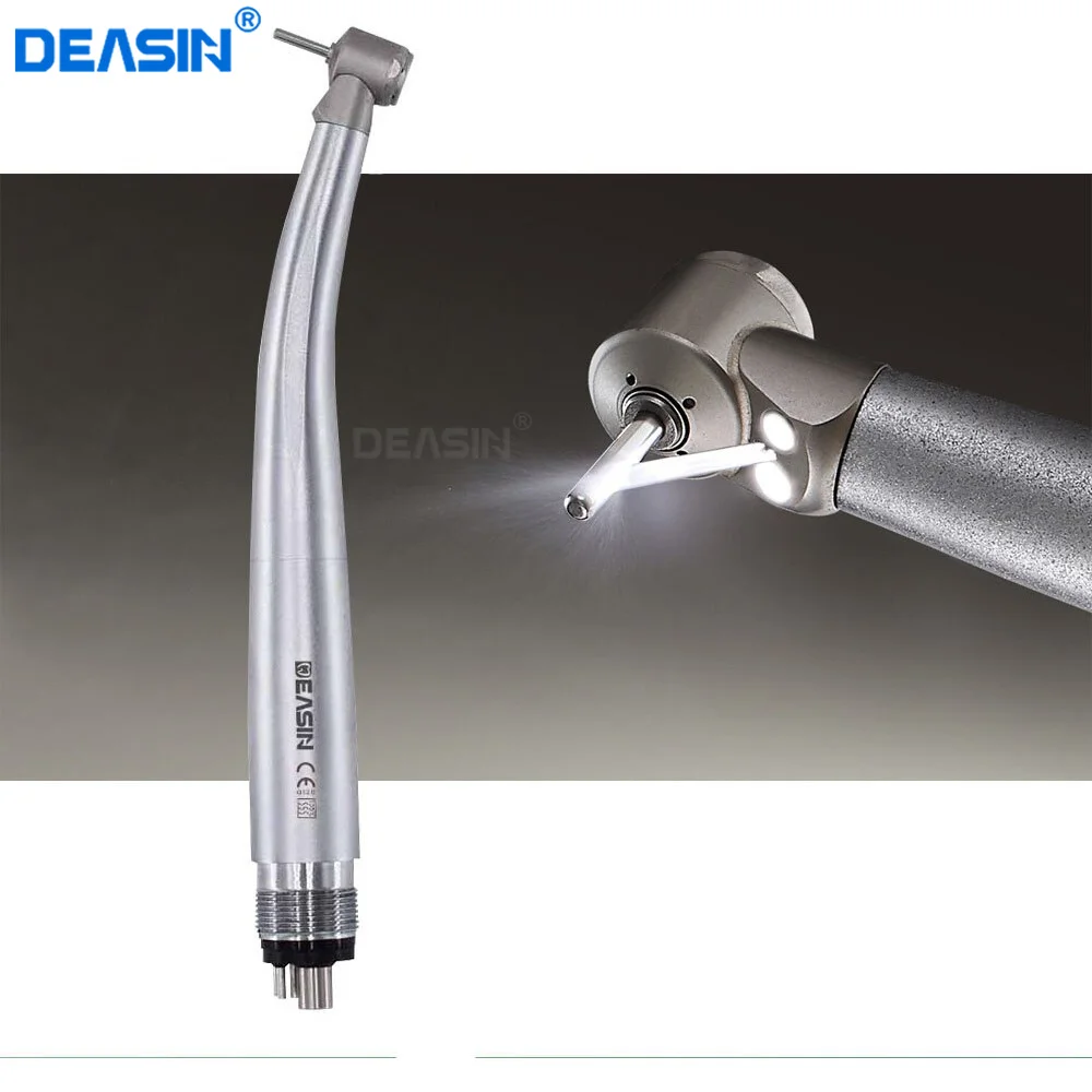 2/4 Holes Hot Sale Dental Small Head Double LED Mini Head High Speed Handpiece for dentistry Lab Kids Hand Push Button