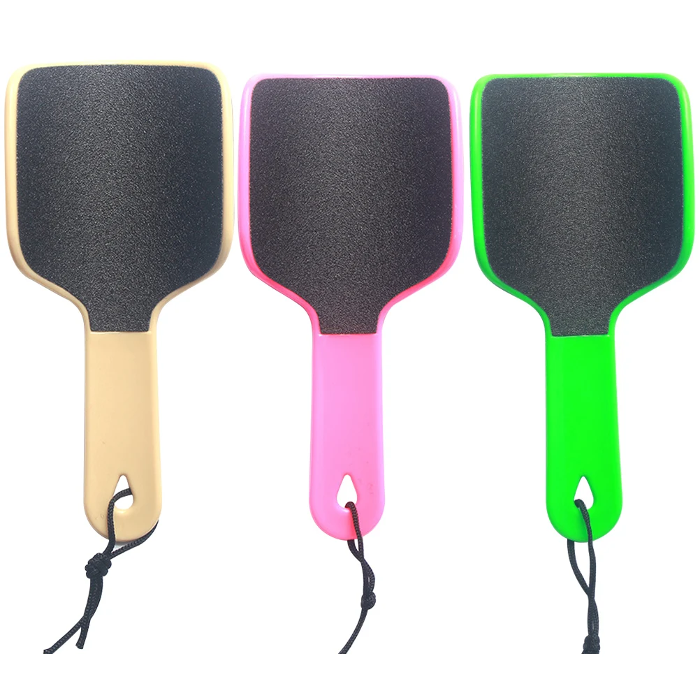 

3pcs Double-sided Feet Files Dead Skin Remover Arc-shaped Pedicure Rub Foot Tool Scrubber Callus Remover (Random Color)