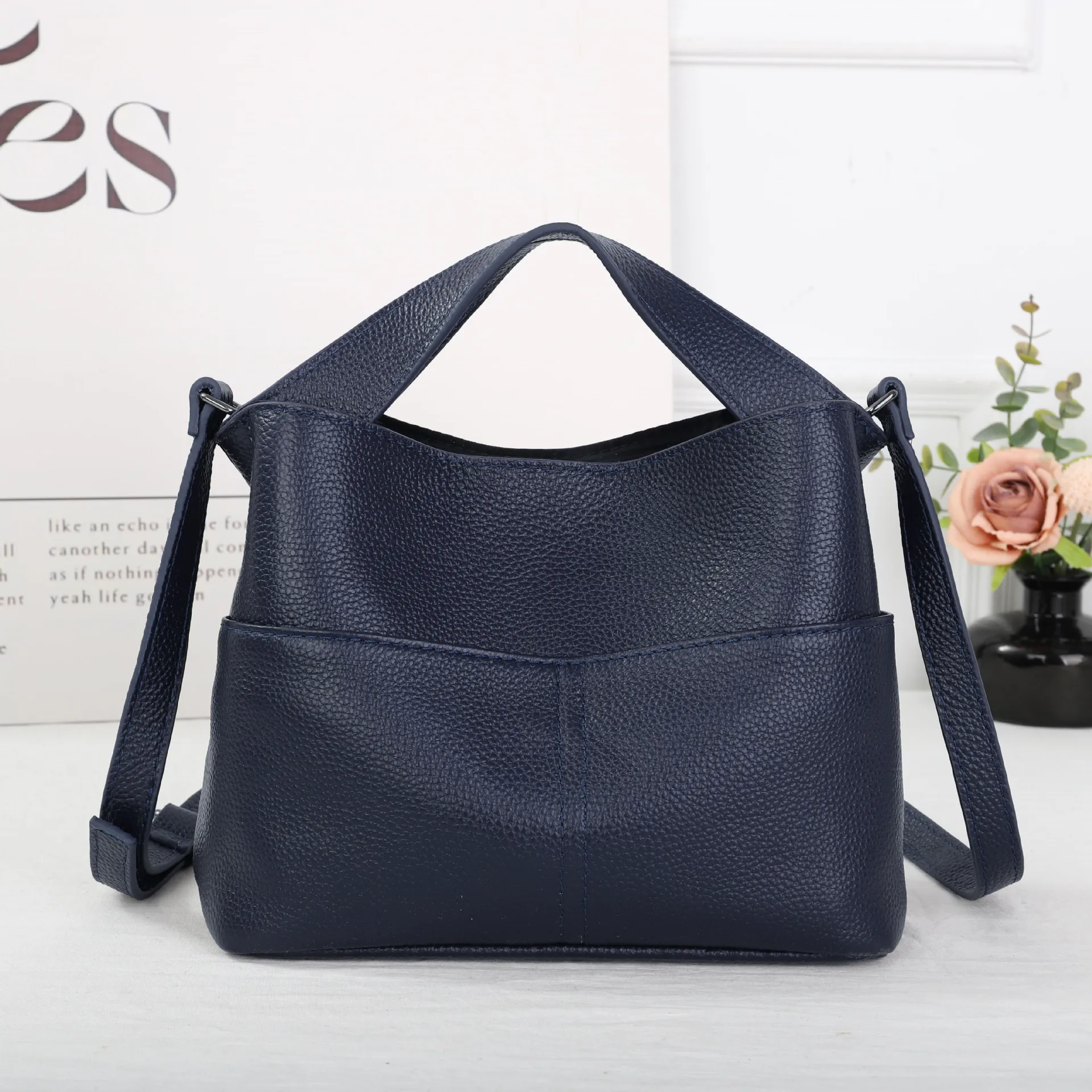 

Top-Grain Leather Work Tote 2025 - Women's Shoulder Convertible Purse,crossbody Spacious Laptop Bag for Commut