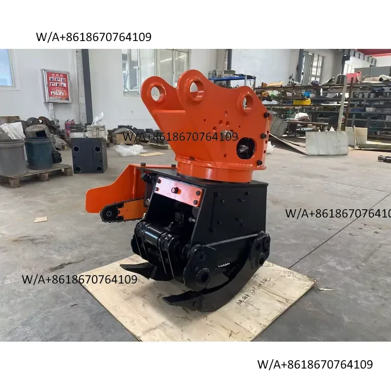 Hot Seller Saw Clamp Grapple Saw Grab for Excavator 360 Degree Rotation Professional Grade Log Saw Grapple