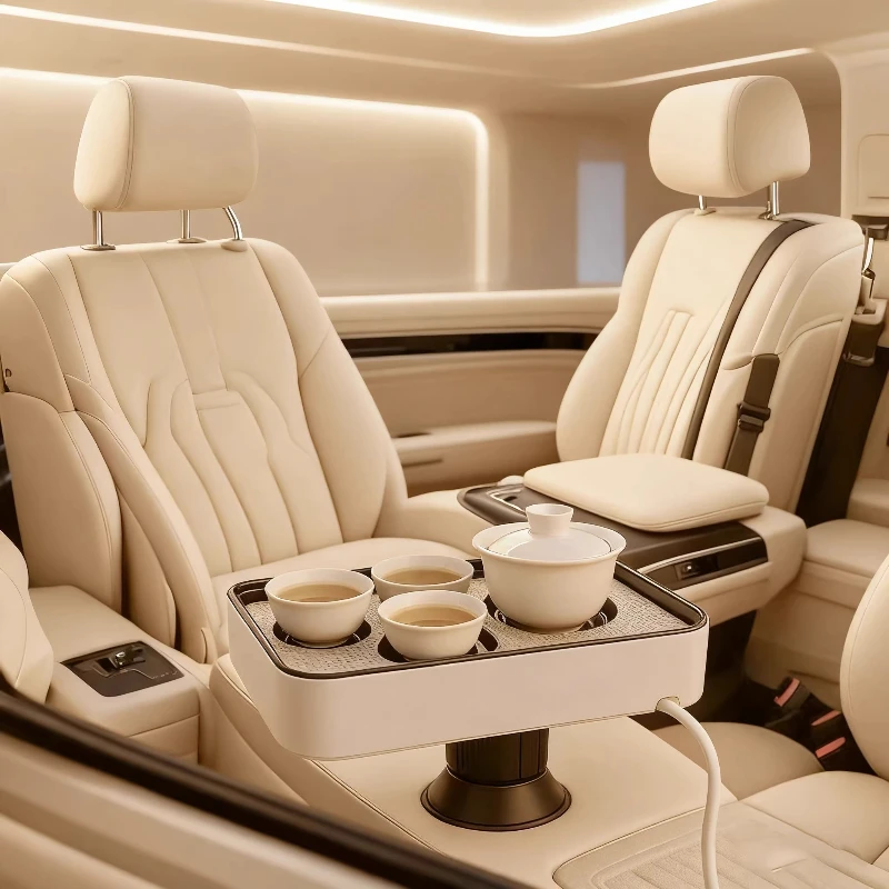 

Outdoor travel tea set portable car camping kung fu tea, a pot of four cups of tea tray gift customization