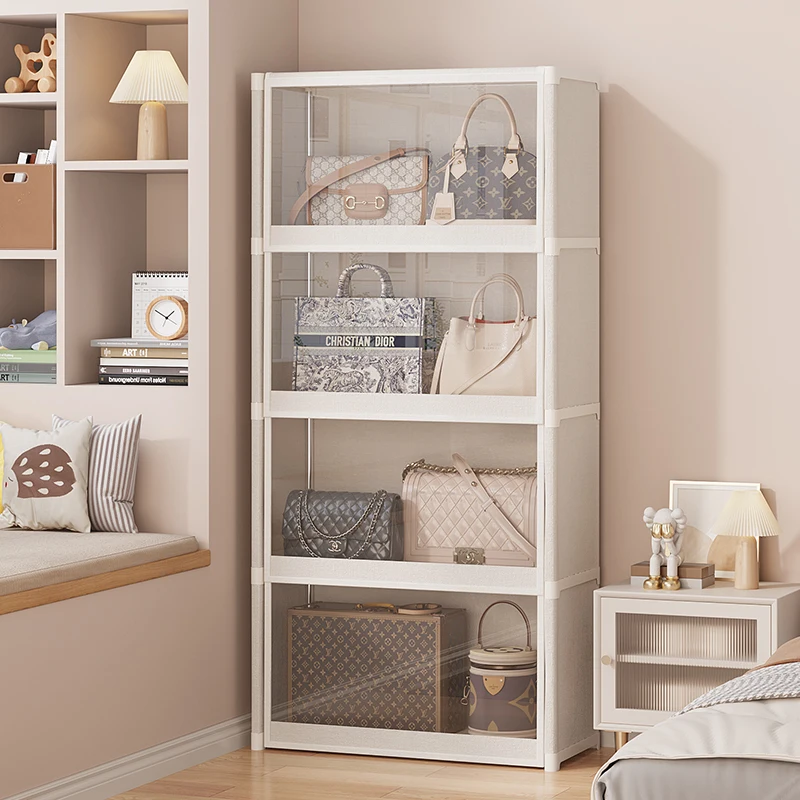 

Прозрачная крышка, подставка-органайзер для хранения сумок для домашнего использования, пылезащитный держатель для сумки Ra Box, держатель для шкафа