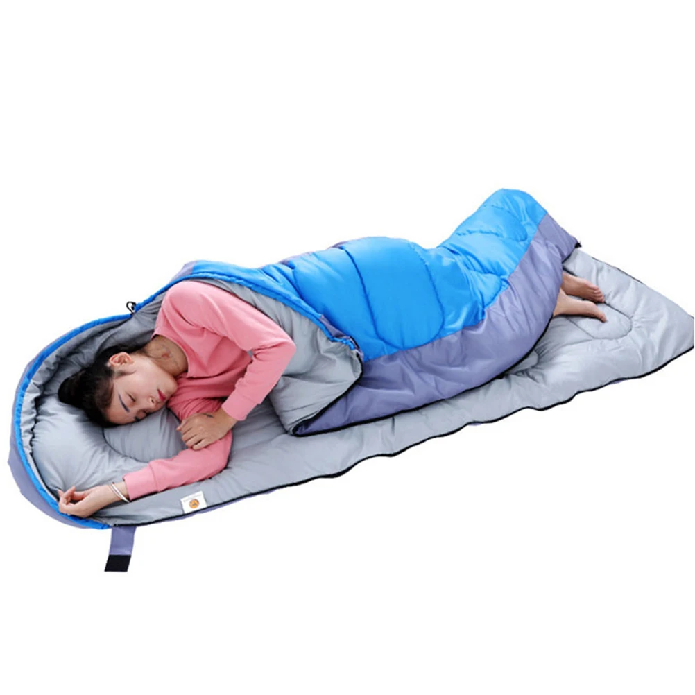 

Camping Sleeping Bag Warm Comfortable Anti Splashing Water Durable Lightweight Foldable Storage Drawstring Bag Container