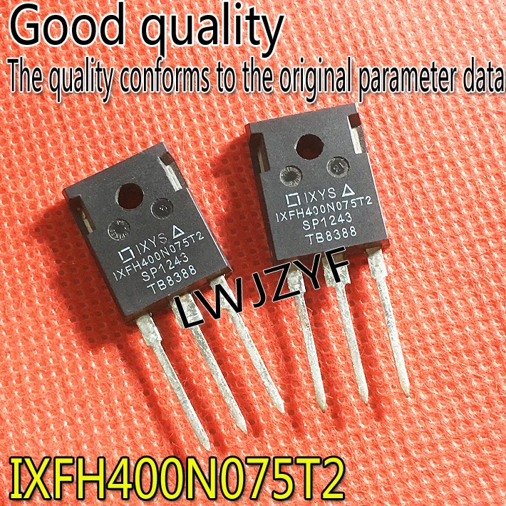 

(1 шт.) Новый IXFH400N075T2 TO-247-3 400A75V MOSFET Быстрая доставка