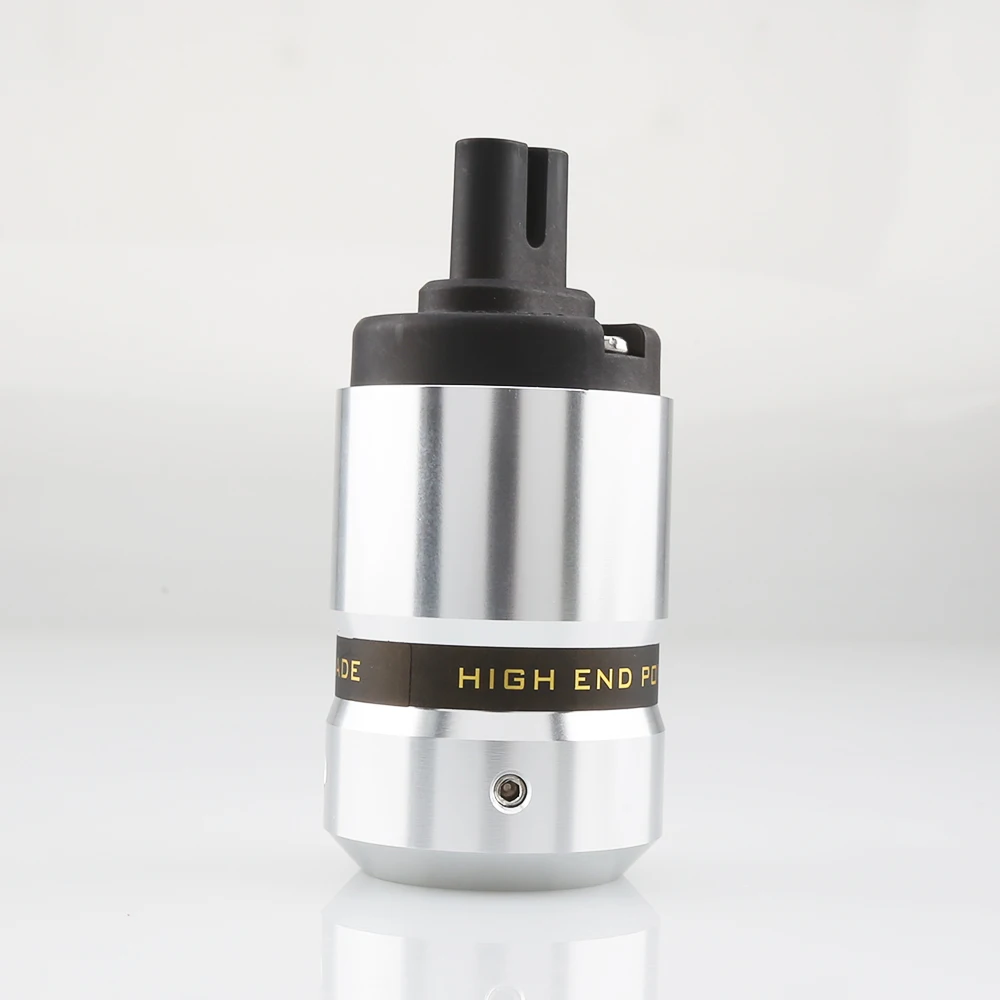 Audiocrast الشكل 8 IEC C7 التوصيل الصوت كابل الطاقة IEC أنثى التوصيل الكهربائي محول مأخذ التوصيل موصل الألومنيوم