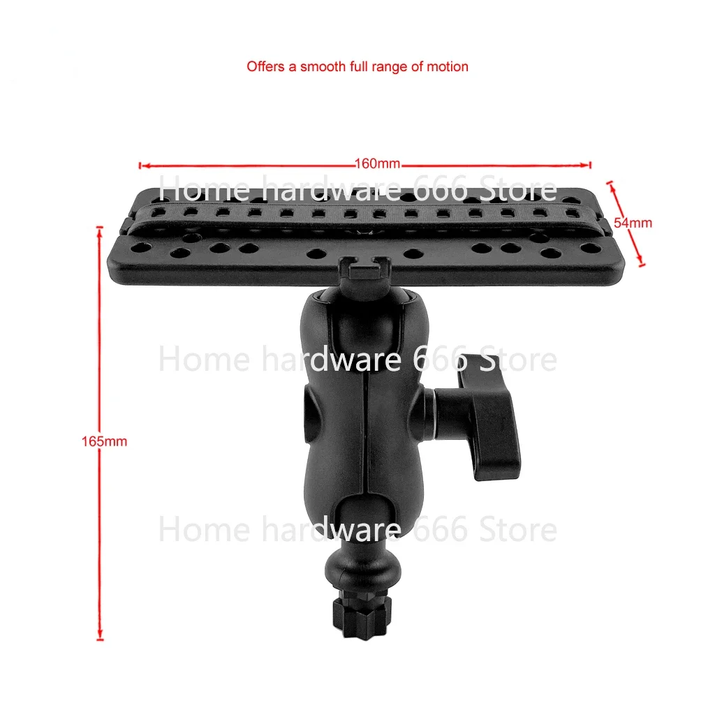 Base di montaggio a sfera girevole, Fish Finder, Piastra di montaggio universale, Accessori per kayak, Base esagonale interna, Barca marina, Supporto MAP
