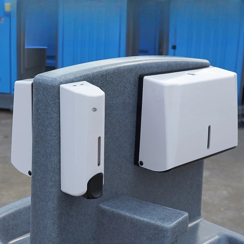 The self-contained hand sanitizer box can move the one-stop washing table, and the large-capacity water storage tank can