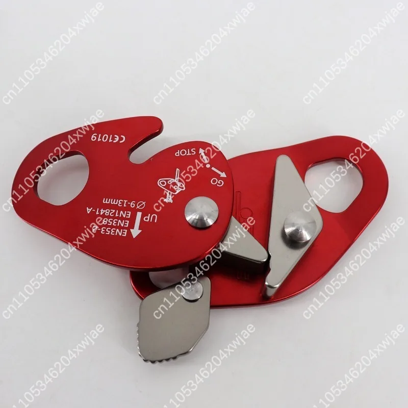 Professional Rope Descender Safety Device For Outdoor Work Climbing Rescue Fall Arrest Equipment