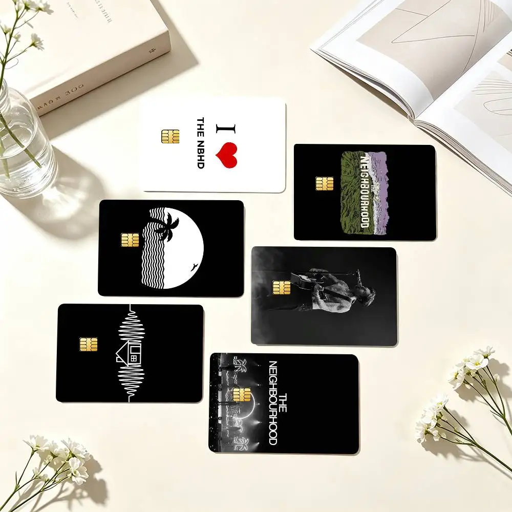 T-The Neighbourhood Band Credit Card HD Stickers Small Chip Waterproof Sticker Game Card Decal Gift