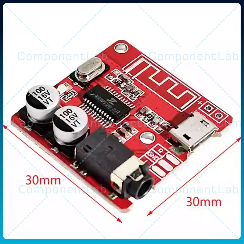10-50pcs Bluetooth 5.0 audio receiver decoding board, car-mounted wireless player DIY high-fidelity audio box accessory kit