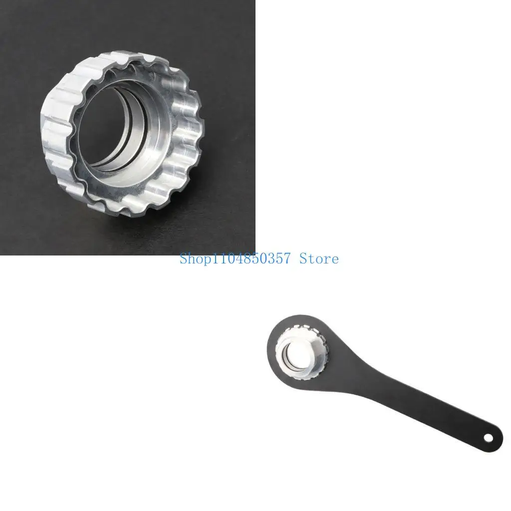 

5asd велосипедный 12-скоростной адаптер для стопорного кольца передней звезды, инструмент для удаления адаптера для Shi-mano