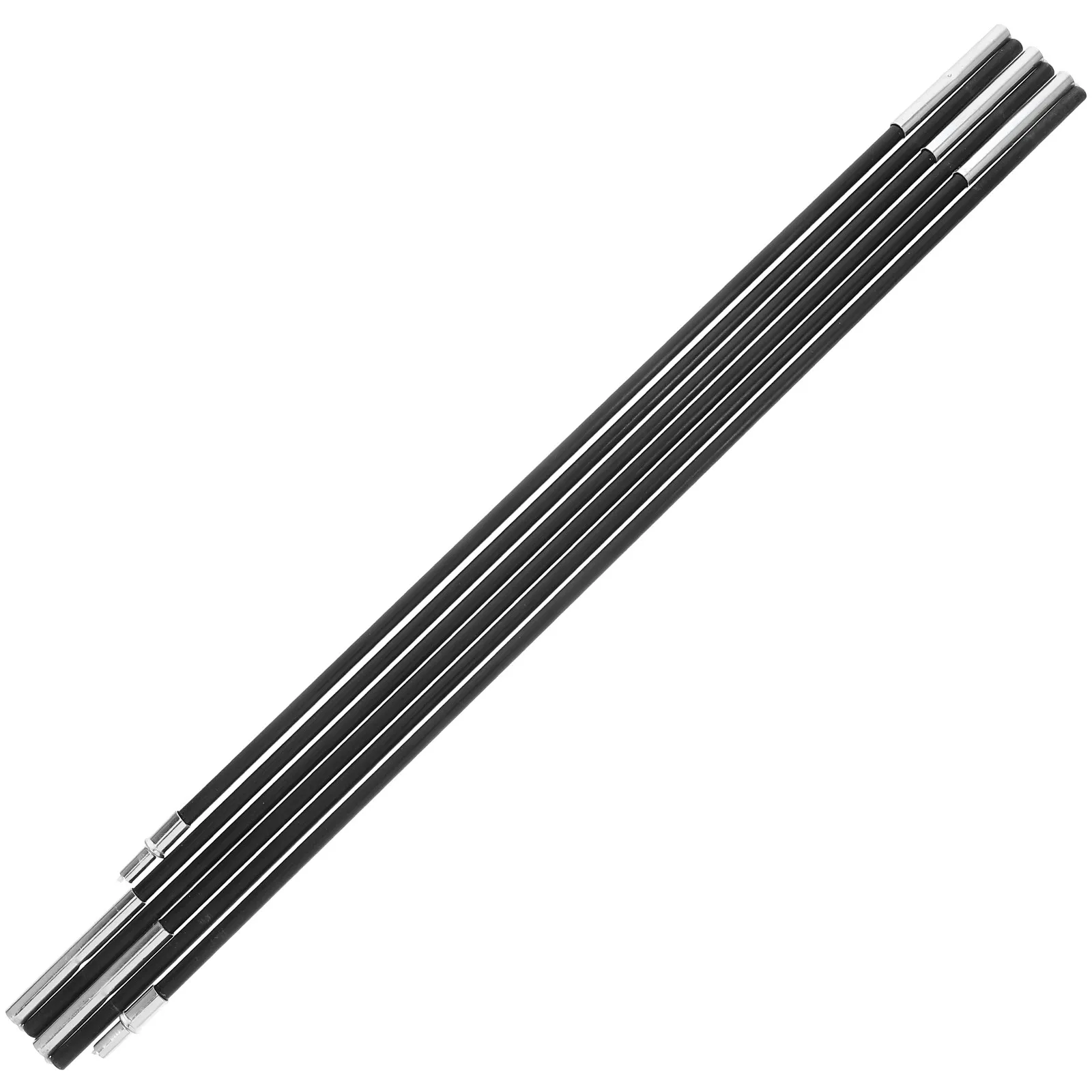 

2Pcs Tent Pole Fiberglass Replacement Kit Lightweight Portable Spare Camping Hiking Trekking Support Bar Set 6 Sections