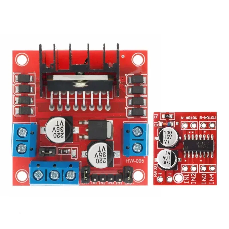 L298N DC Motor Driver Module L298N Stepper Motor Smart Car Robot Breadboard Peltier High Power L298 DC Motor Driver for Arduino