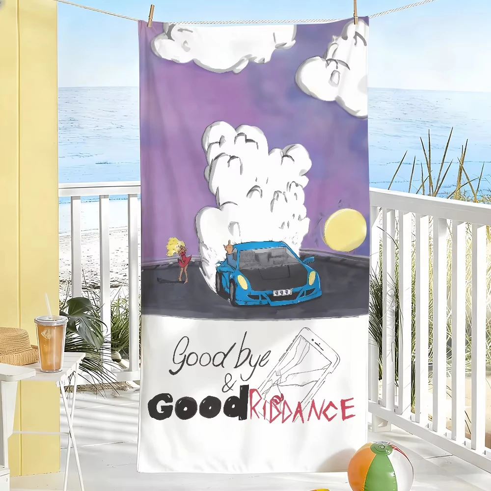 Large Quick Dry Beach Towel with J-Juice-W-WRLD 'Legends Never Die' Design Soft Towel for Pool Gym Travel Shower Camping Sports view 4
