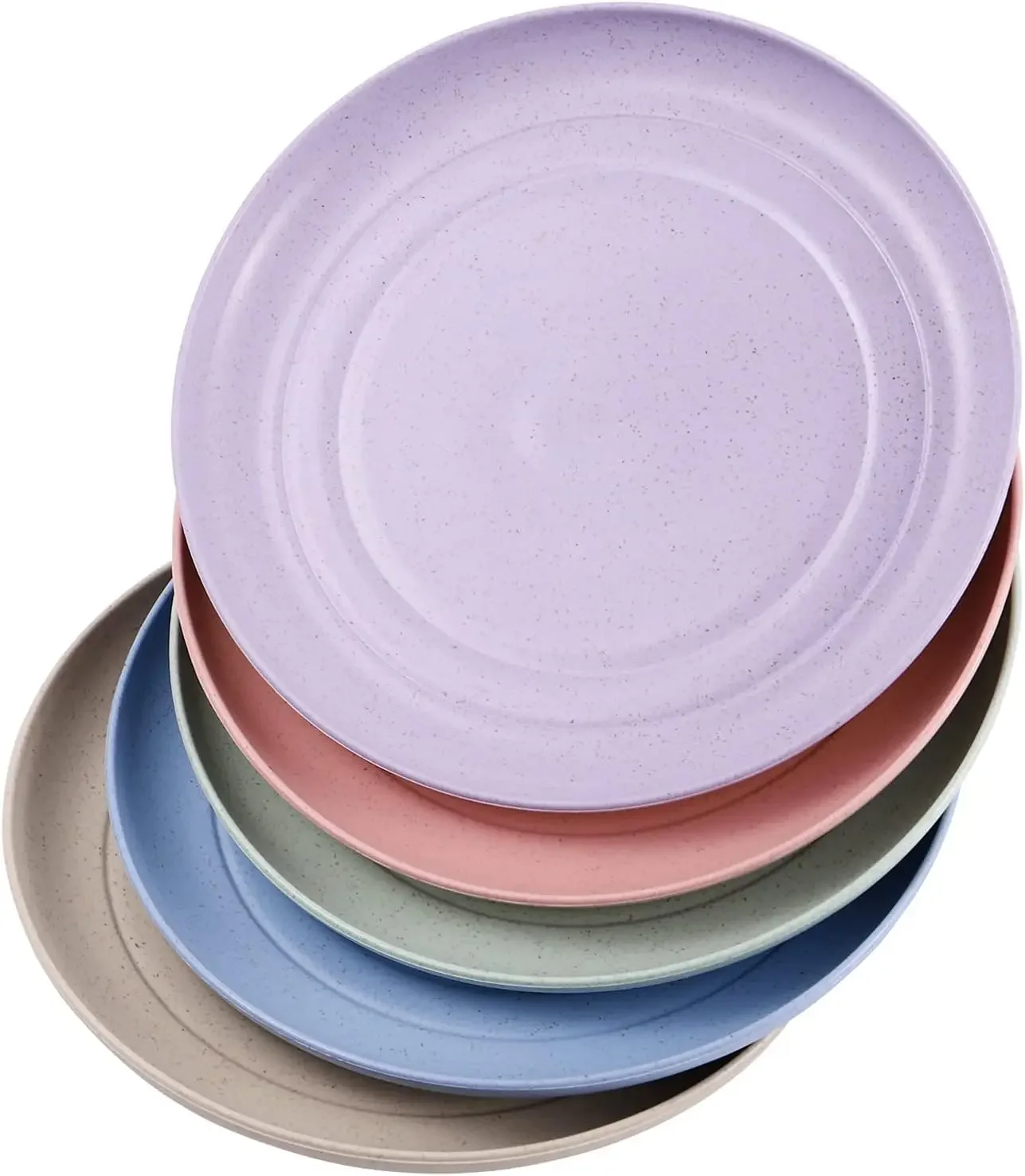 Sushi Plate Set Sushi Plate Set Wheat Straw Dishes Degradable Plates Round Dishwasher & Microwave Safe Plates for & Adults 5pcs