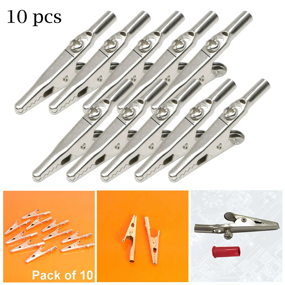 10PCS 5Amp for alligator Clip Small Battery Electric Test for charger Clip Ground Clips Test Meter Clips For Automobile