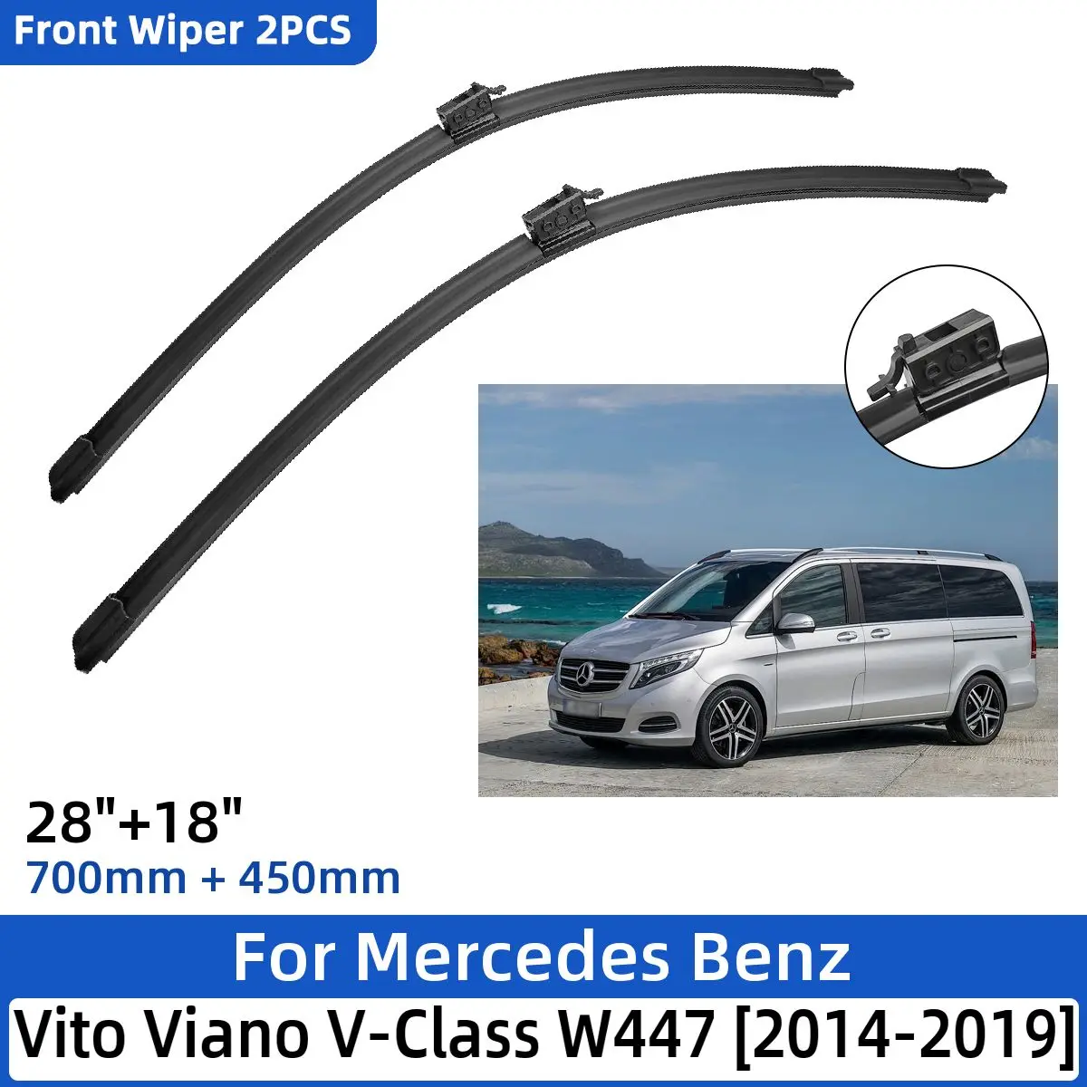 For Mercedes Benz Vito Viano V-Class W447 2014-2019 28