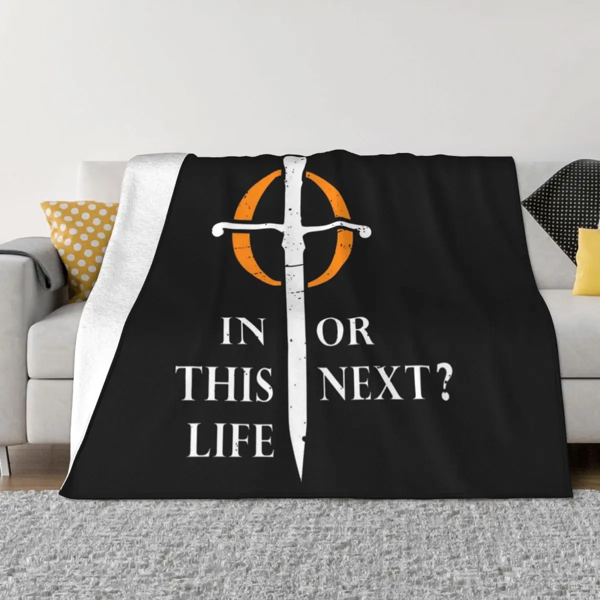 

Warrior Nun - In This Life or Next Throw Blanket Soft Big Personalized Gift Giant Sofa Blankets