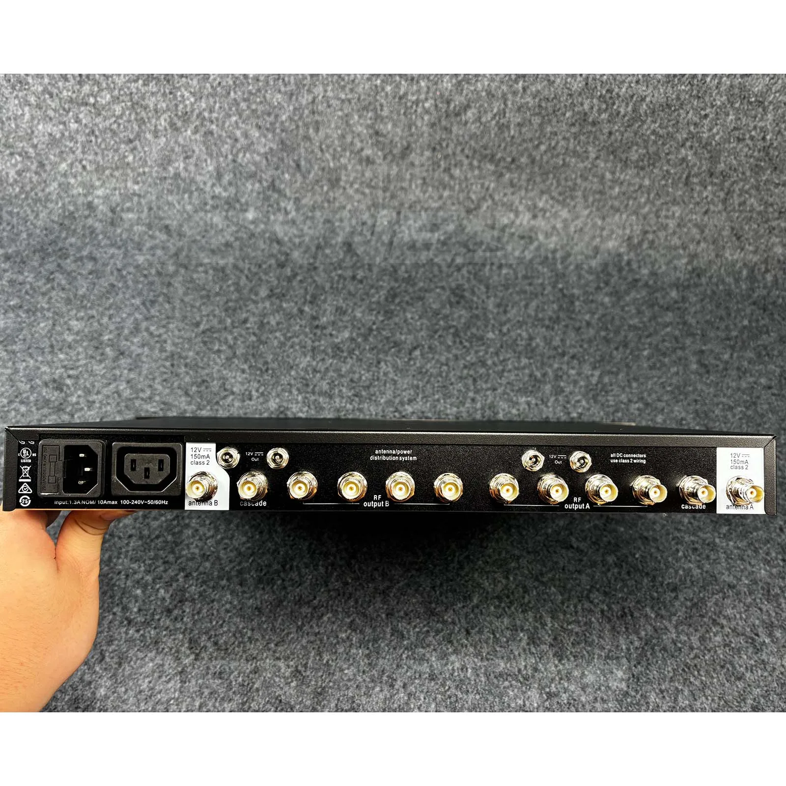 SENNESAI UA845 هوائي مكبر للصوت نظام الموزع UHF 470-900MHz تردد 10 قنوات انتينا الداعم للميكروفون اللاسلكي #6