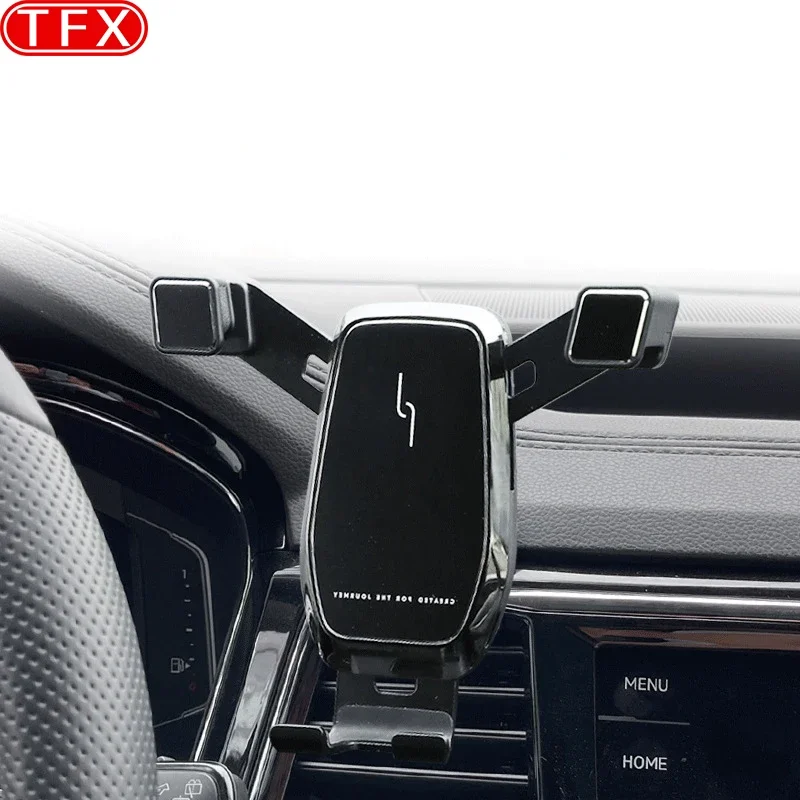 Держатель для автомобиля Volkswagen VW Teramont X 2019-2022, Гравитационный кронштейн с креплением на вентиляционное отверстие, подставка, автомобильные модифицированные аксессуары