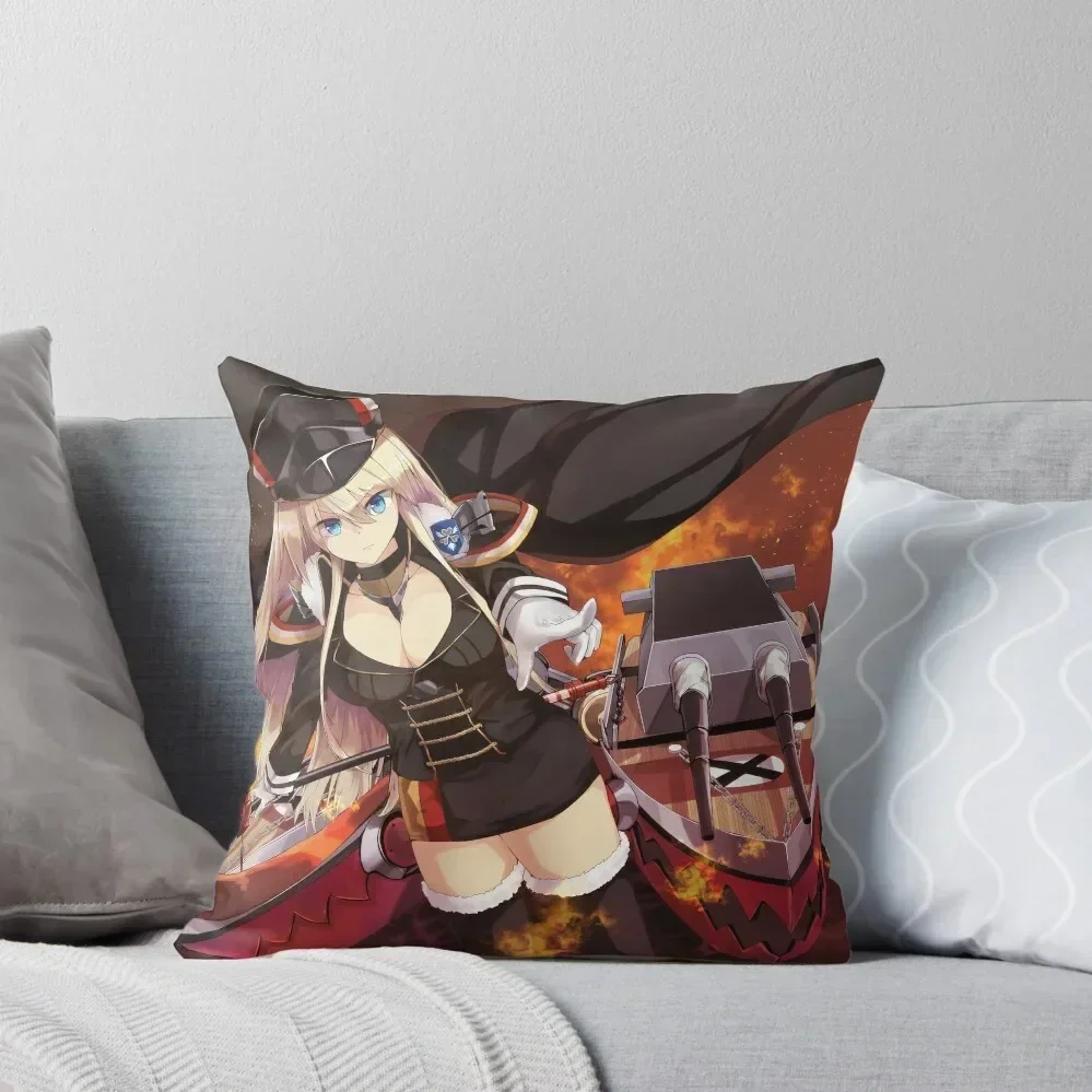 

Azur Lane Bismarck Throw Pillow Pillow Decor Elastic Cover For Sofa Luxury Sofa Cushions pillow cover christmas