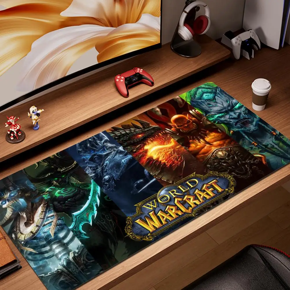 Natural Horde Alliance Mouse Pad Rubber Large Computer Desk Keyboard Mat HD World Of Warcraft Gaming Mousepad Speed Locking Edge