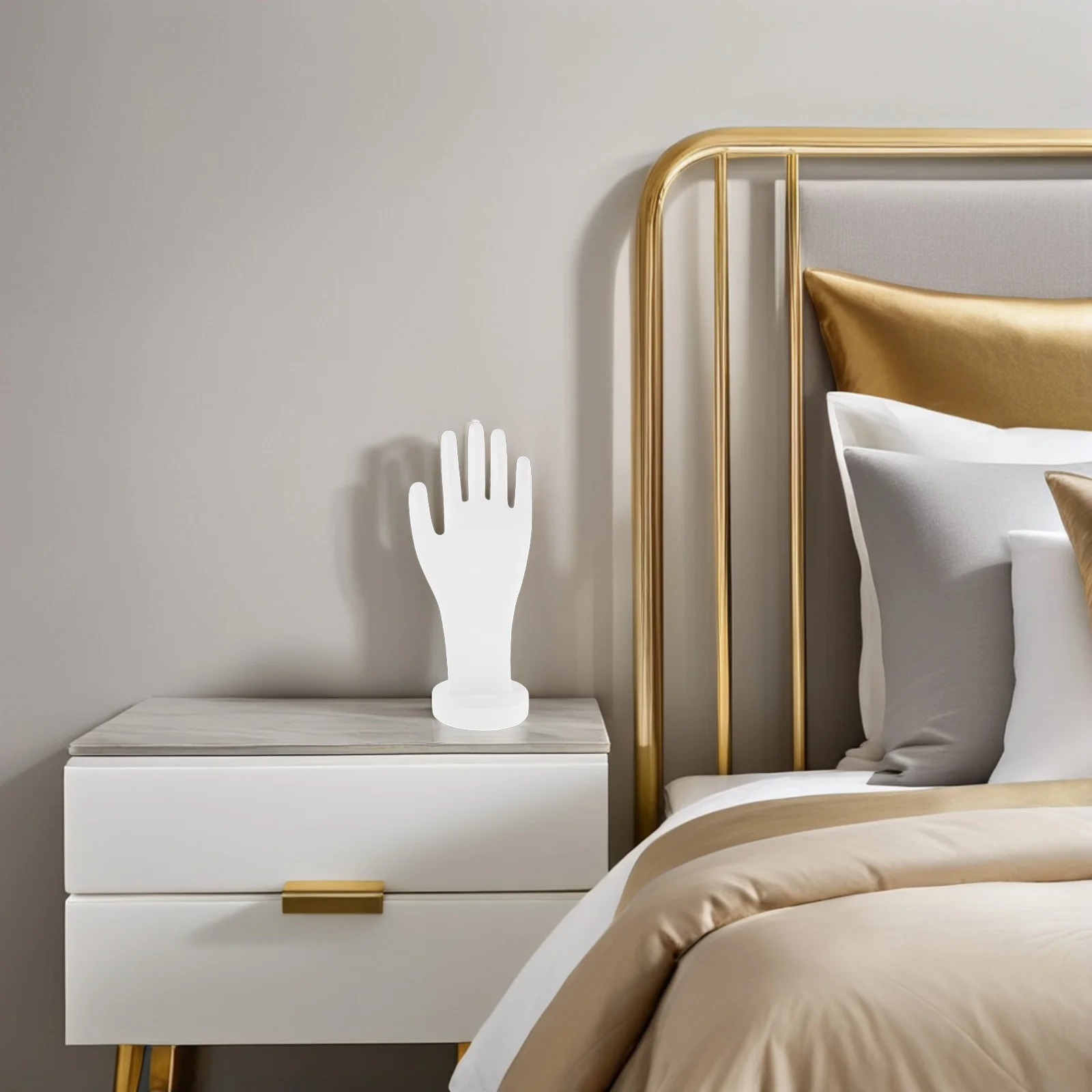 Male Mannequin Hand Left Hand Display Realistic Jewelry Rings Bracelets Watch Organizer Display Glove Stand Mannequin Hands