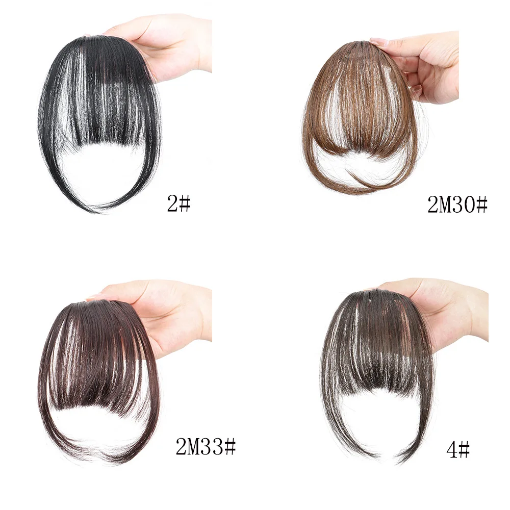 Clip-In Bangs Wig | Synthetic Hair with Delicate Temple-Enhanced Bangs | for Women's Costume Parties, Cosplay & Daily Use image 3