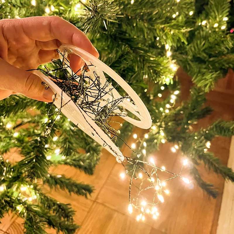 LED Firecracker String Lights EU/US DC Power Remote Control Halloween Garland Fairy Light for Wedding Party Christmas Decoration