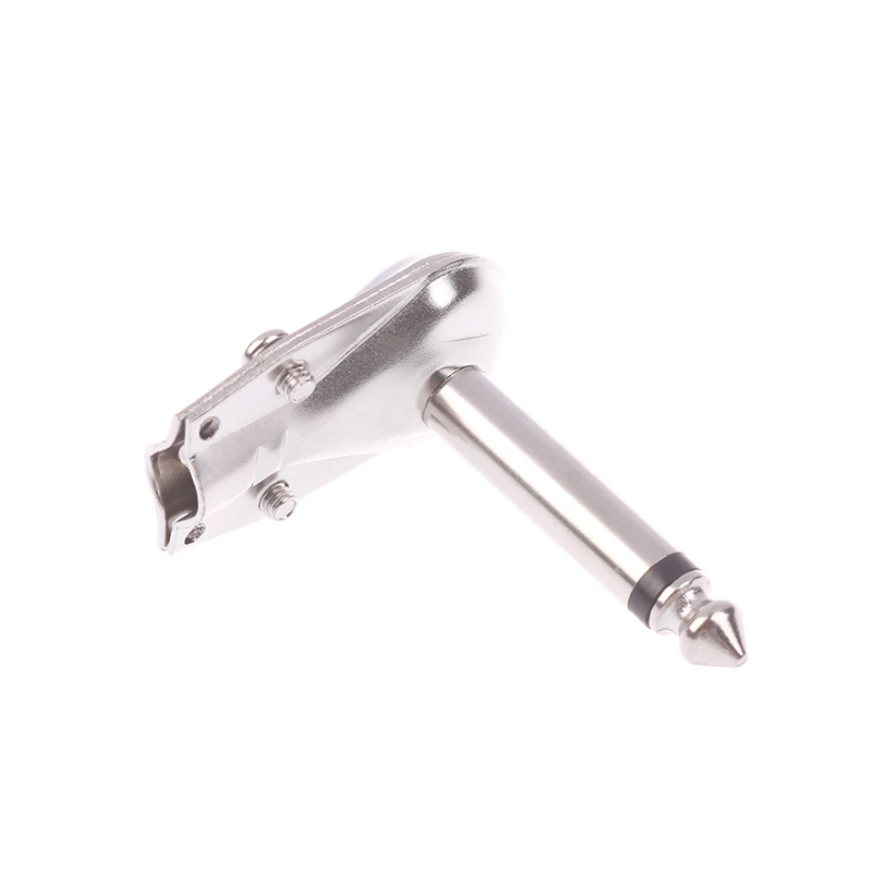 

6,35 мм моноразъем под прямым углом, плоский мужской разъем для педали эффектов для гитары, разъем усилителя микрофона