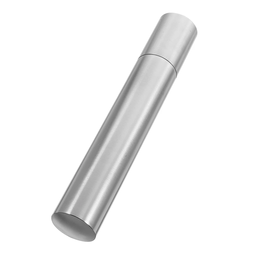 

File Storage Tube 35cm Stainless Steel Birth Certificate Protector Diploma Holder Certificate Accessory Scroll Tube Household