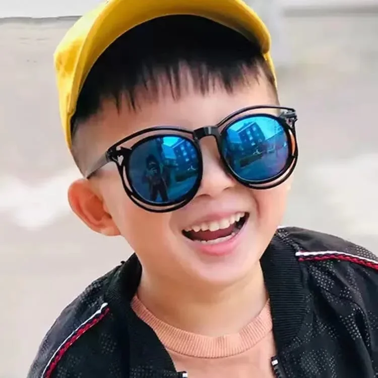 INS Round Polarized Kids Sunglasses Children Baby Sunshades Glasses Fashion Boys Girls Summer Colorful Spectacles UV375 Gafas