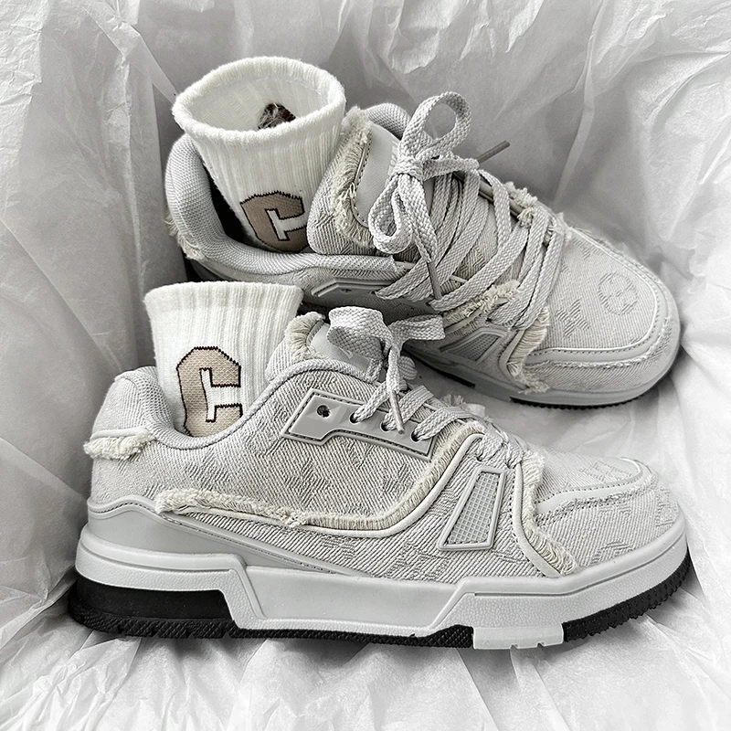 Hochwertige Unisex-Boardschuhe mit dicken Sohlen, modische, trendige Outdoor-Freizeitschuhe, bequem, verschleißfest, für Herren und Damen