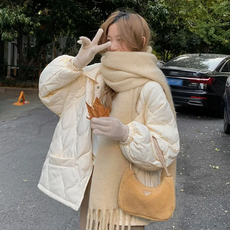 

2026 New Lightweight Padded Cotton Jaet Women's Winter Small Size Outerwear 2025 New Sle Trendy Student Bread Sle Korean Version