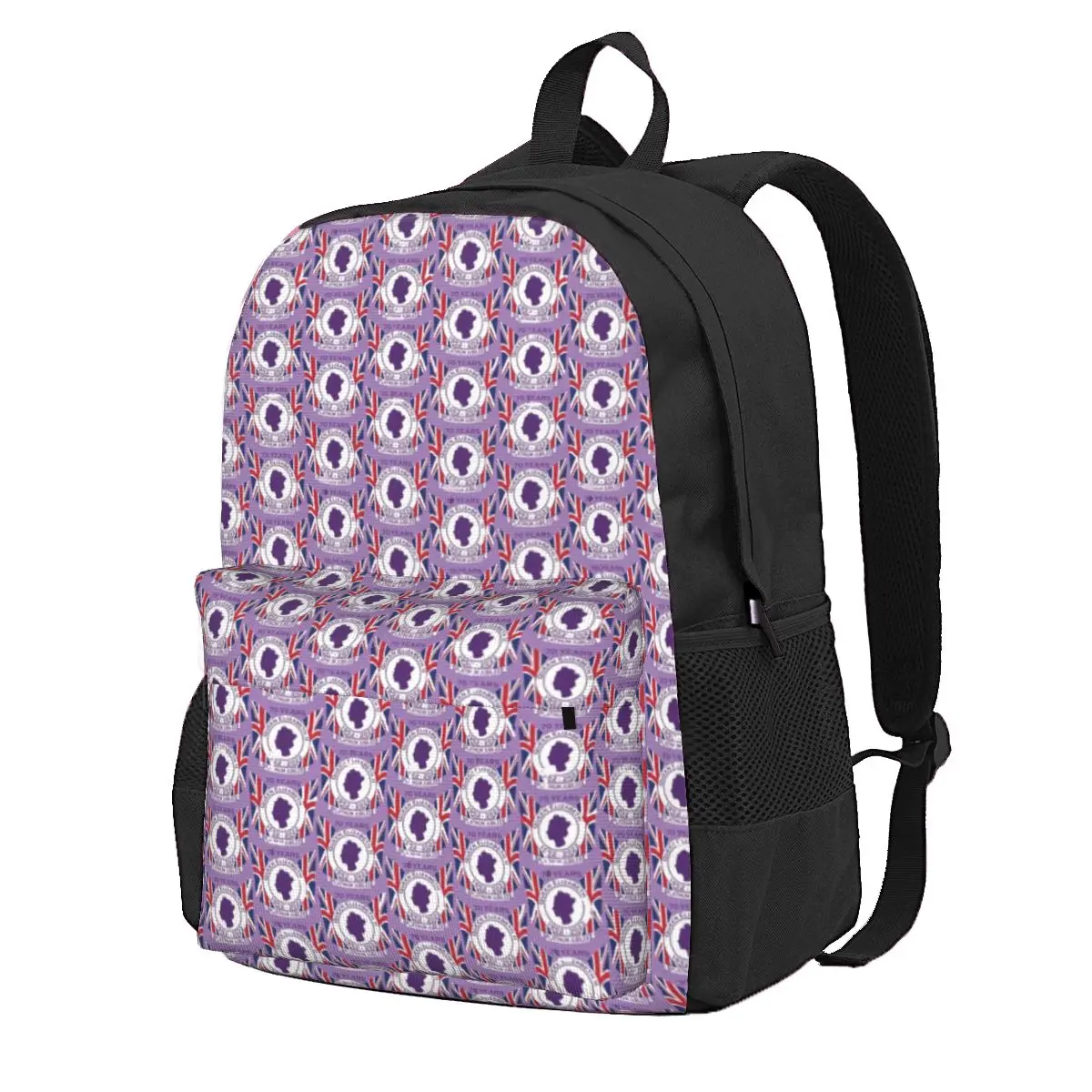 

Platinum Jubilee Queen Elizabeth Backpack Purple Memorize College Backpacks Unisex Novelty High School Bags Design Rucksack