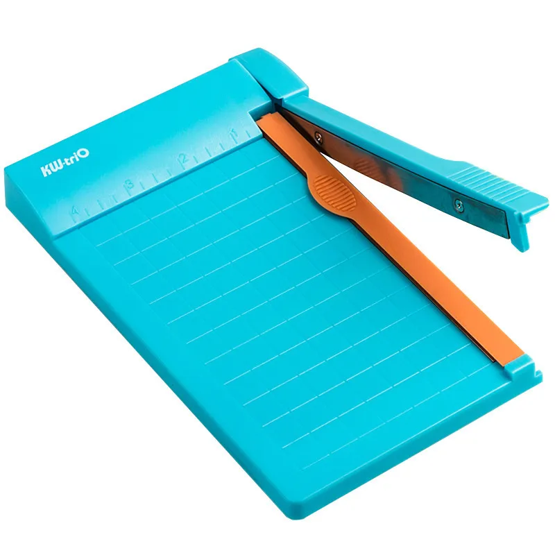 Mini 6 Inch Guillotine Paper Trimmer Portable Manual Photo Cutter with 160mm Cutting Width Steel Blade ABS Base for 4x6 Photo