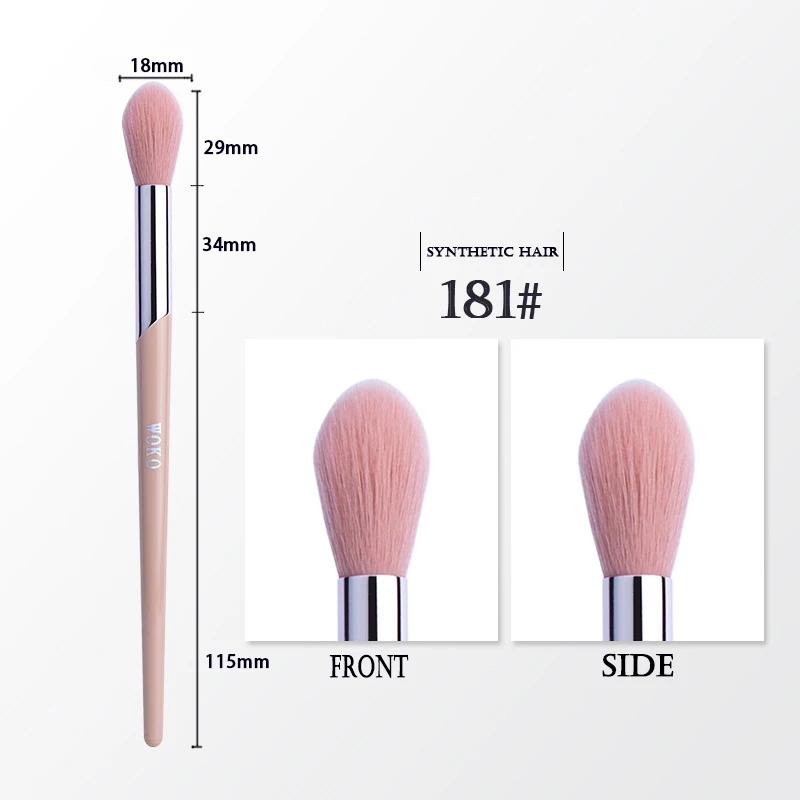 Makeup Brush Eyeliner Smoky Eyeshadow Brush Smudge Shadow Gel Eye Liner Eye Shadow Makeup Brush Pink Fashion Fenty Style Series